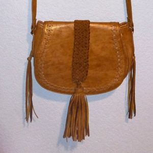 Vintage gold tassels purse